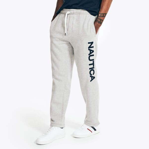 LOGO FLEECE SWEATPANT - Grey Heather