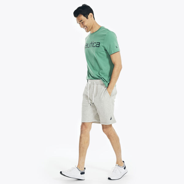 9” J-CLASS FLEECE SHORT - Grey Heather