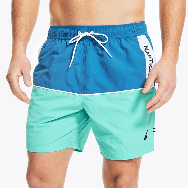 6" COLORBLOCK QUICK-DRY SWIM - True Navy